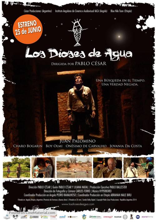 Los dioses de agua - Argentinian Movie Poster