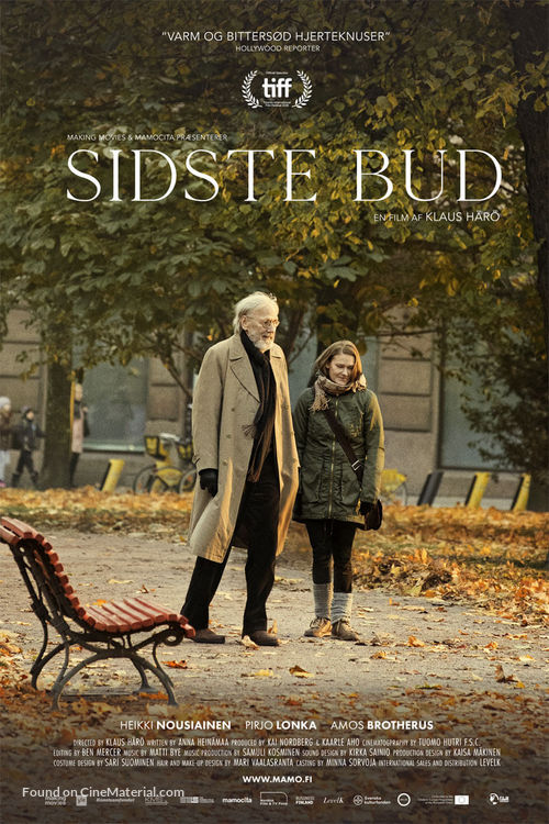 Tuntematon mestari - Danish Movie Poster