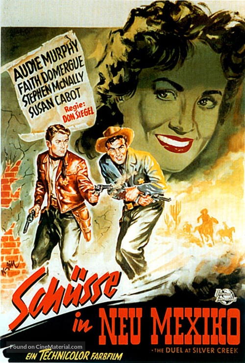 The Duel at Silver Creek - German Movie Poster