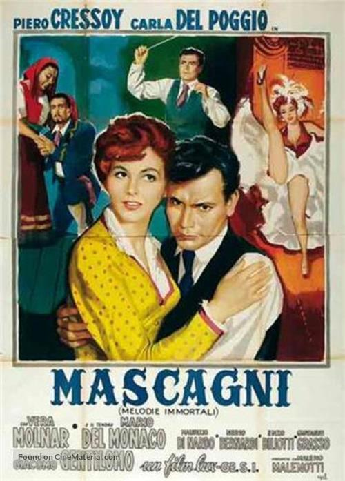 Melodie immortali - Mascagni - Italian Movie Poster