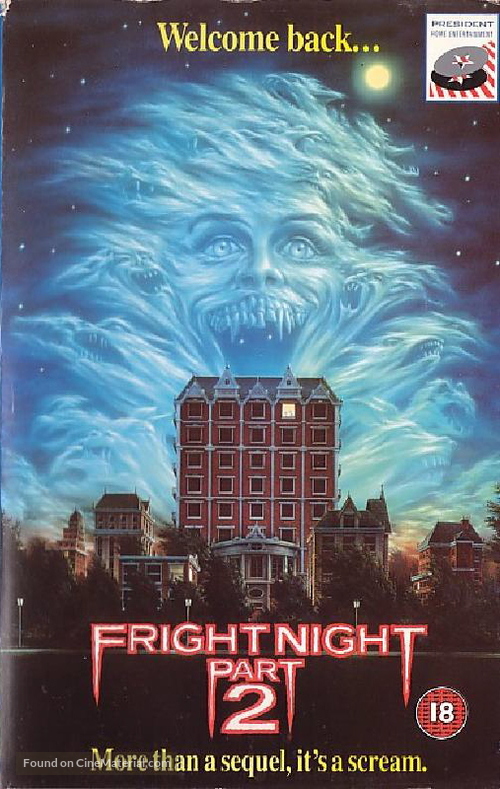 Fright Night Part 2 - British VHS movie cover