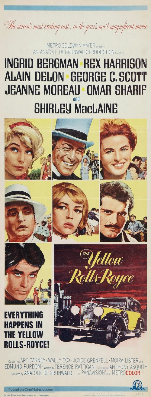 The Yellow Rolls-Royce - Movie Poster