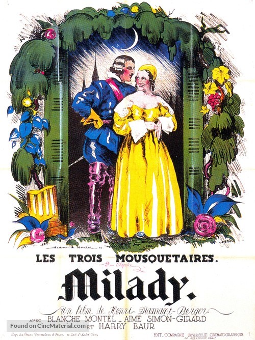 Les trois mousquetaires - French Movie Poster