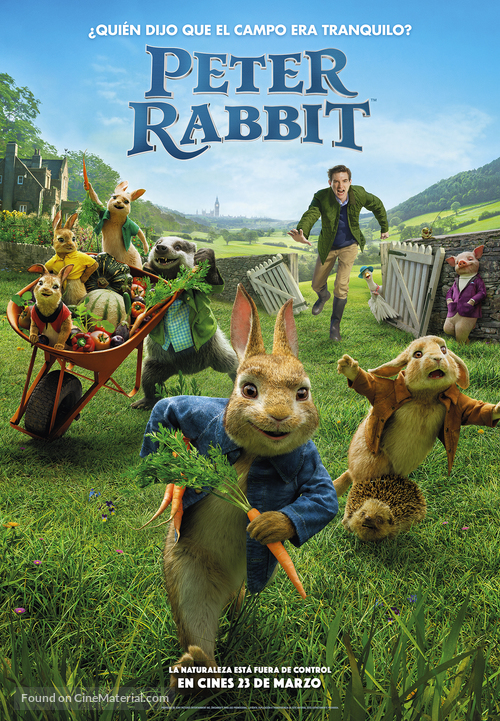 Peter Rabbit - Spanish Movie Poster