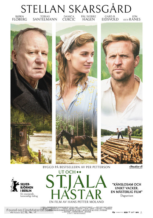Ut og stj&aelig;le hester - Swedish Movie Poster