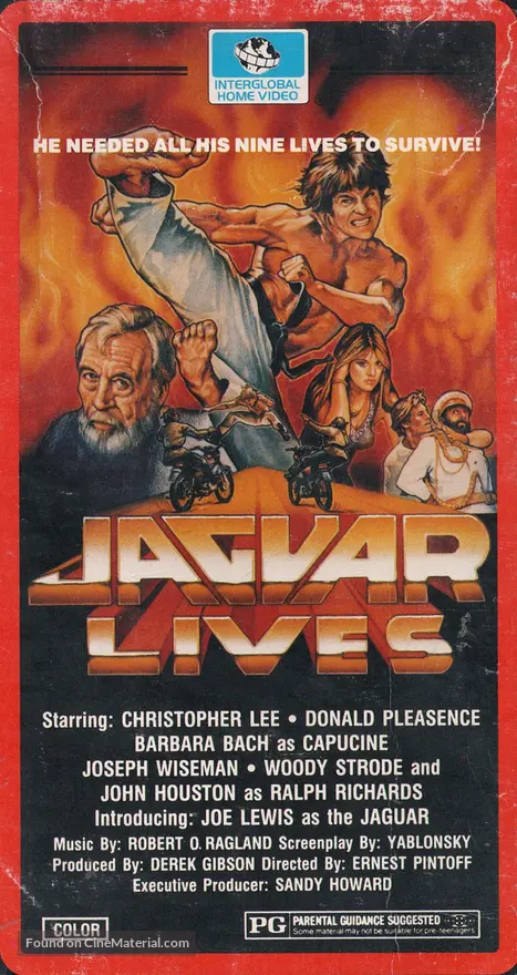 Jaguar Lives! - VHS movie cover