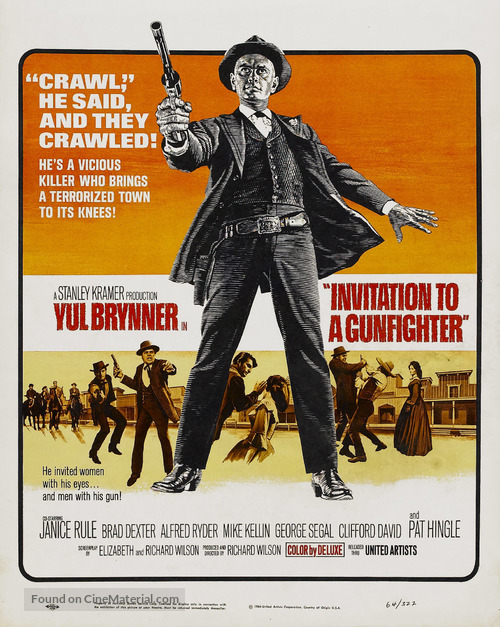 Invitation to a Gunfighter - Movie Poster