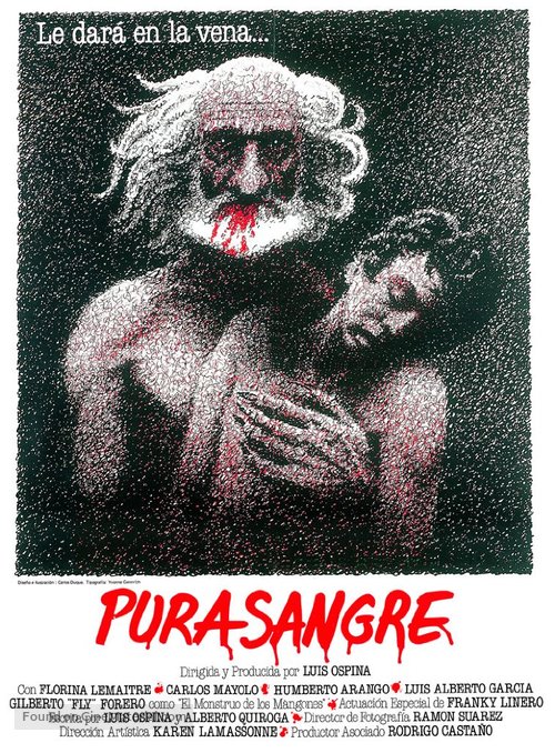 Pura sangre - Colombian Movie Poster