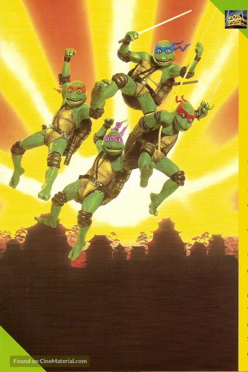 Teenage Mutant Ninja Turtles III - Argentinian VHS movie cover