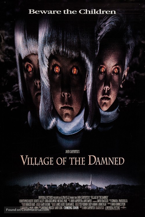 Village of the Damned - Advance movie poster