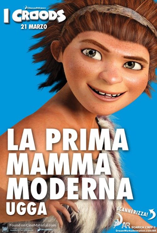 The Croods - Italian Movie Poster