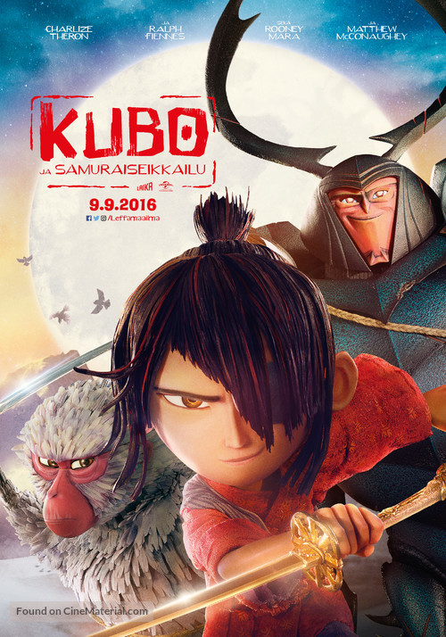 Kubo and the Two Strings - Finnish Movie Poster
