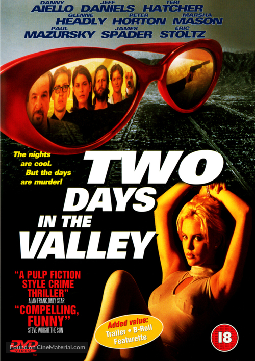 2 Days in the Valley - British DVD movie cover