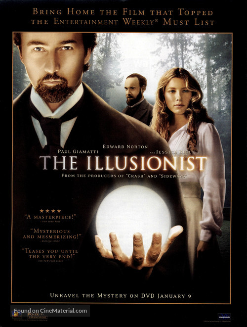 The Illusionist - Movie Cover