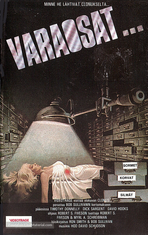 The Clonus Horror - Finnish VHS movie cover