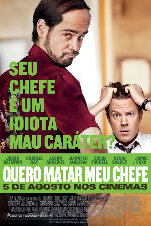 Horrible Bosses - Brazilian Movie Poster