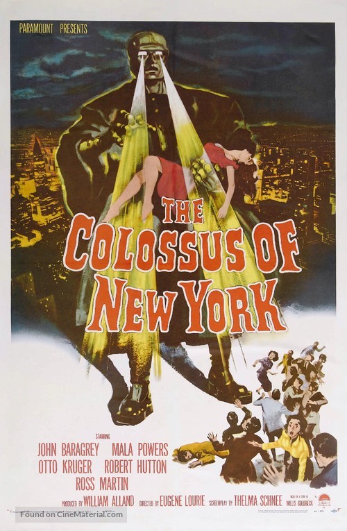 The Colossus of New York - Movie Poster