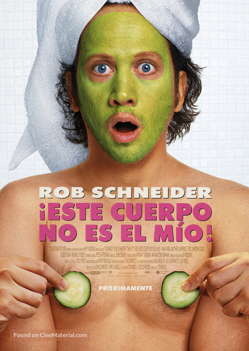 The Hot Chick - Spanish Movie Poster