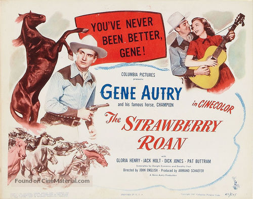 The Strawberry Roan - Movie Poster