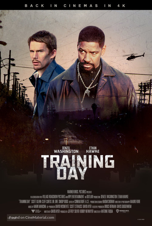 Training Day - British Movie Poster
