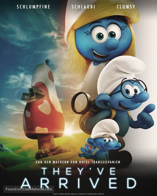 Smurfs: The Lost Village - German Movie Poster