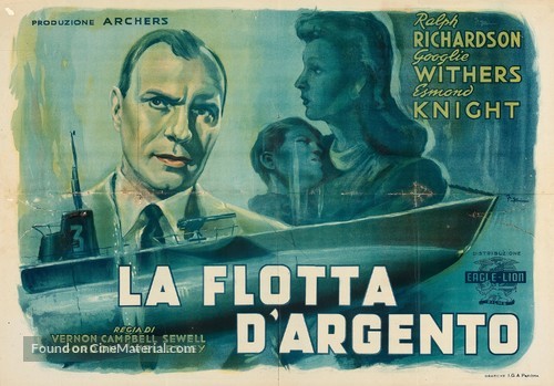 The Silver Fleet - Italian Movie Poster