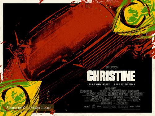 Christine - British Movie Poster