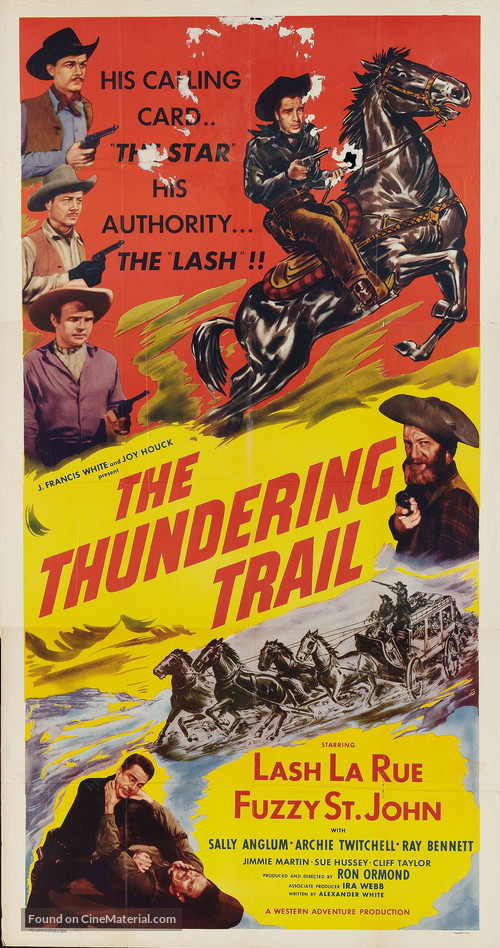 The Thundering Trail - Movie Poster