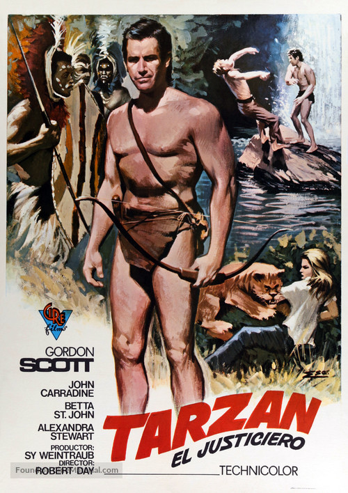 Tarzan the Magnificent - Spanish Movie Poster