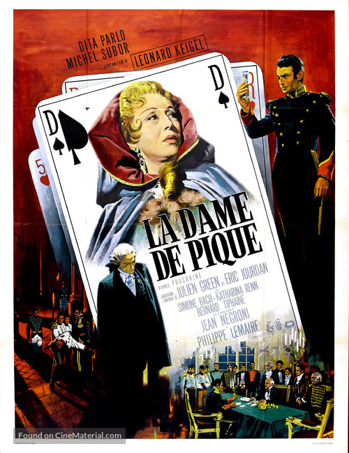 La dame de pique - French Movie Poster