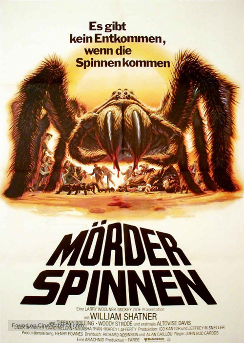 Kingdom of the Spiders - German Movie Poster