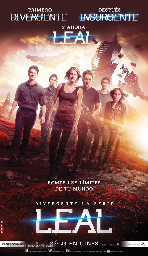 The Divergent Series: Allegiant - Argentinian Movie Poster