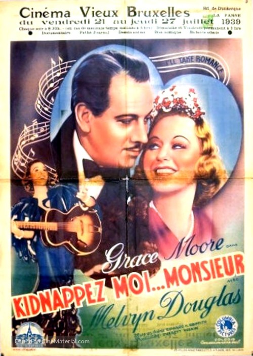 I'll Take Romance - Belgian Movie Poster