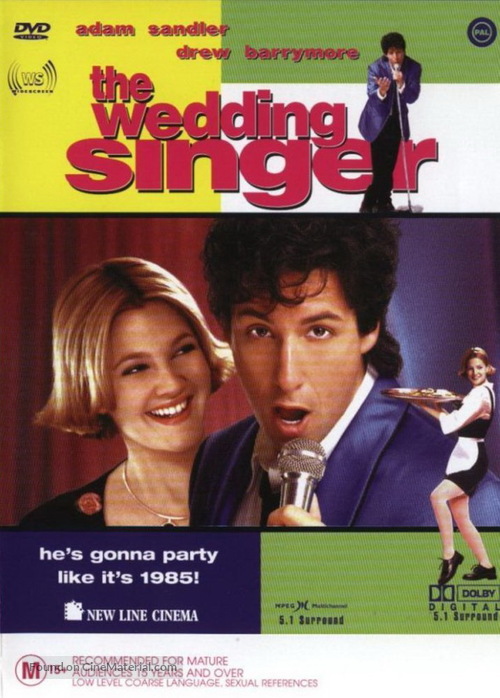The Wedding Singer - Australian Movie Cover