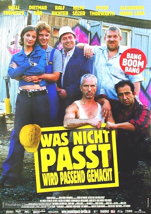 Was nicht passt, wird passend gemacht - German Movie Poster