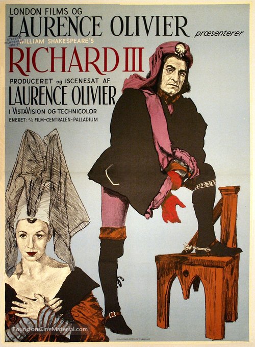 Richard III - Danish Movie Poster