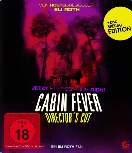 Cabin Fever - German DVD movie cover