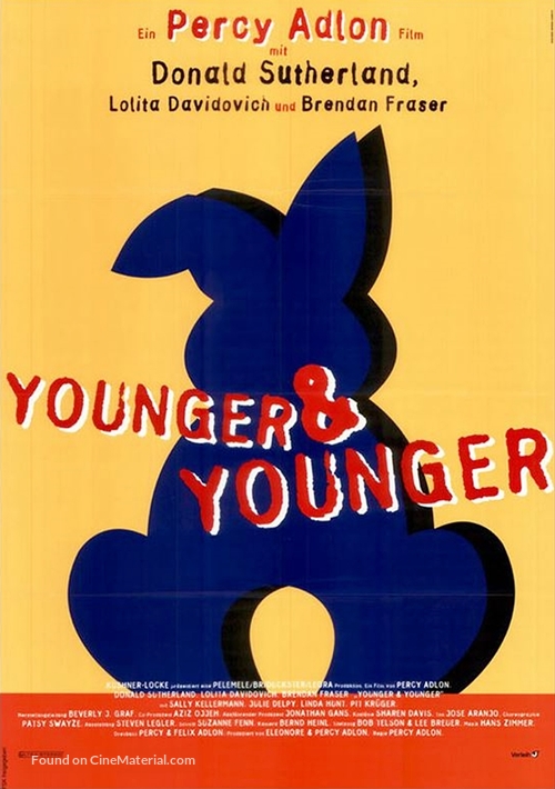 Younger and Younger - German Movie Poster