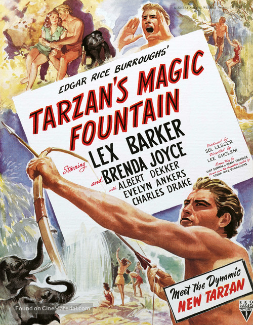 Tarzan&#039;s Magic Fountain - British Movie Poster