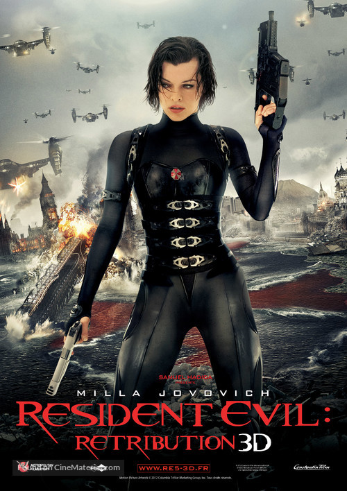 Resident Evil: Retribution - French Movie Poster