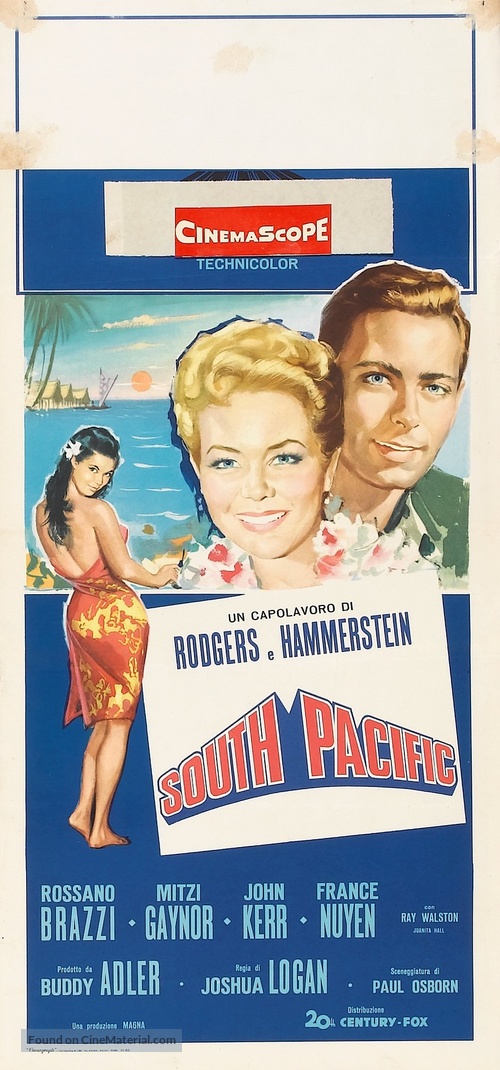 South Pacific - Italian Movie Poster