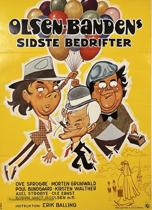 Olsen-bandens sidste bedrifter - Danish Movie Poster