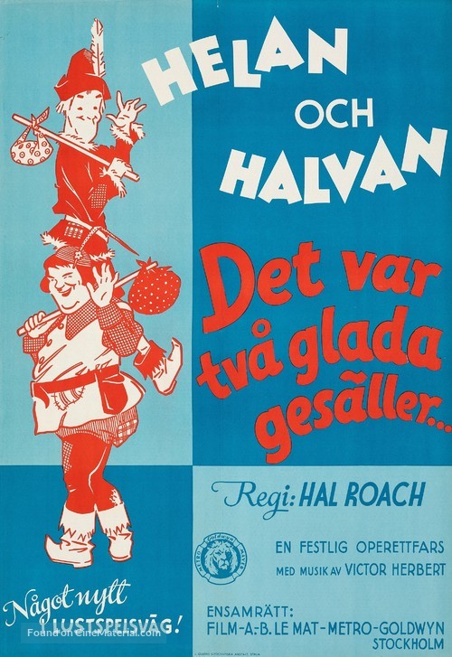 Babes in Toyland - Swedish Movie Poster