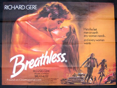 Breathless - British Movie Poster