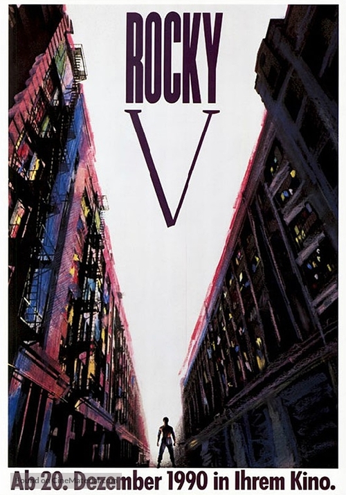 Rocky V - German Movie Poster