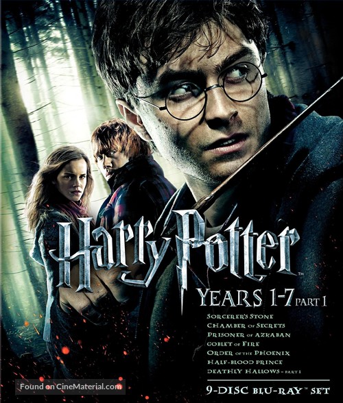 Harry Potter and the Deathly Hallows - Part 1 - Blu-Ray movie cover