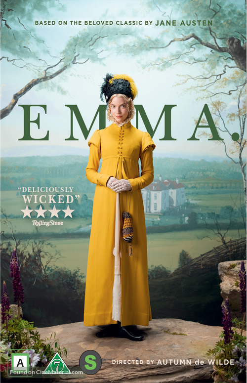 Emma. - Danish DVD movie cover