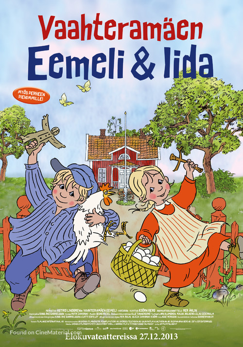 Emil &amp; Ida i L&ouml;nneberga - Finnish Movie Poster