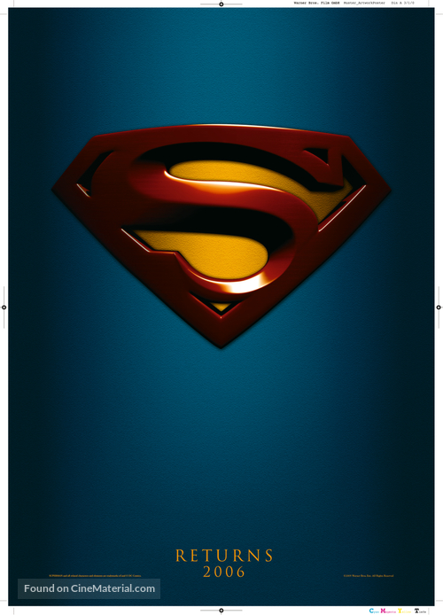 Superman Returns - German Movie Poster