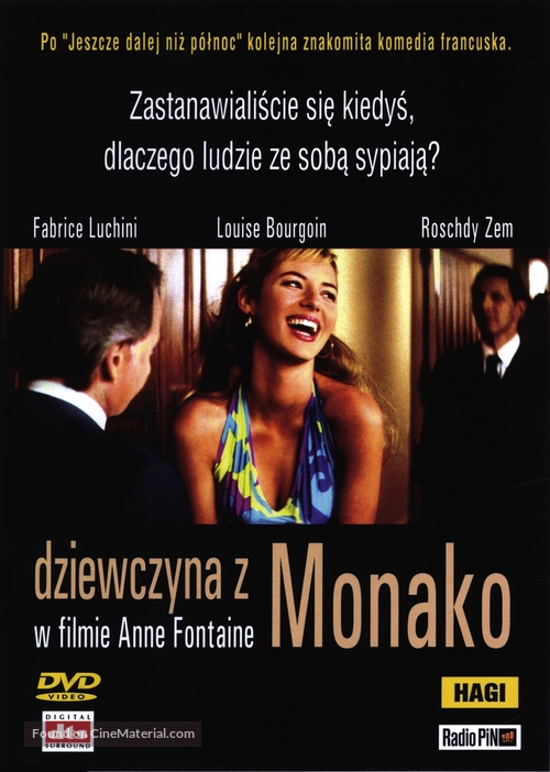 La fille de Monaco - Polish Movie Cover